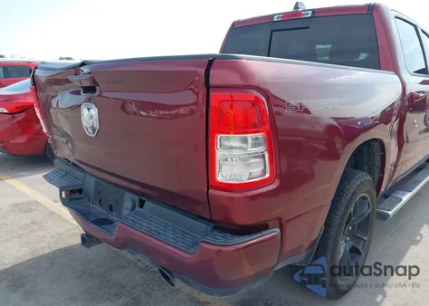 2021 Ram 1500 Big Horn 4X2 5'7 Box из США, поврежденный, VIN 1C6RREFM2MN813439